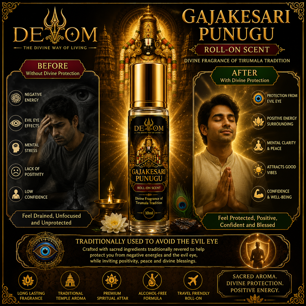 GAJAKESARI PUNUGU SCENT | PREMIUM ROLL-ON  DIVINE SCENT